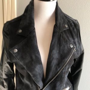 Motorcycle jacket and skirt.